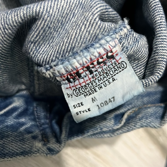 Guess Vintage Denim Jean Jacket Size Medium - Picture 9 of 12